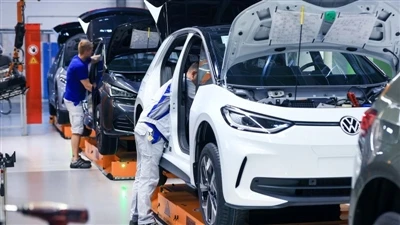 Capaciteitsbenutting in Duitse auto-industrie daalt tot ongeveer 78%